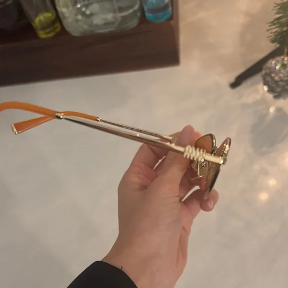 Miu Miu Gold Sunglasses - Picture 4 of 6